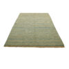 Authentic Handwoven Persian Minimalist Gabbeh Rug - Solid Green Wool