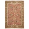 Salmon Bordered Kilim Rug from Fars - Authentic Handwoven Persian Wool