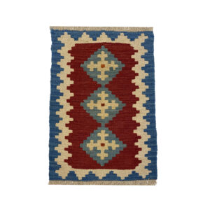 Fars Tribal Geometric Kilim Rug – Authentic Handwoven Persian Wool