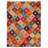 Bijar Geometric Kilim Rug - Authentic Handwoven Persian Wool Style
