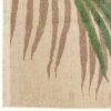 Cream Palm Leaf Kilim Rug from Kerman - Authentic Handwoven Persian Wool