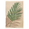 Cream Palm Leaf Kilim Rug from Kerman - Authentic Handwoven Persian Wool