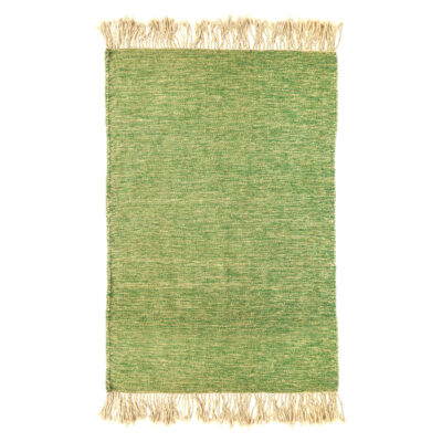 Light Green Kilim Rug from Khorasan - Authentic Handwoven Persian Wool