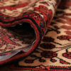 Hand-Knotted Persian Chaharmahal & Bakhtiari Rug (Floral Medallion) - Red Wool