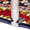 Hand-Knotted Persian Bojnourd Tribal Rug (All-over Floral Bordered) - Black & Red Silk / Wool