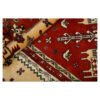 Hand-Knotted Persian Fars Qashqai Tribal Rug (Floral Medallion) - Red Wool