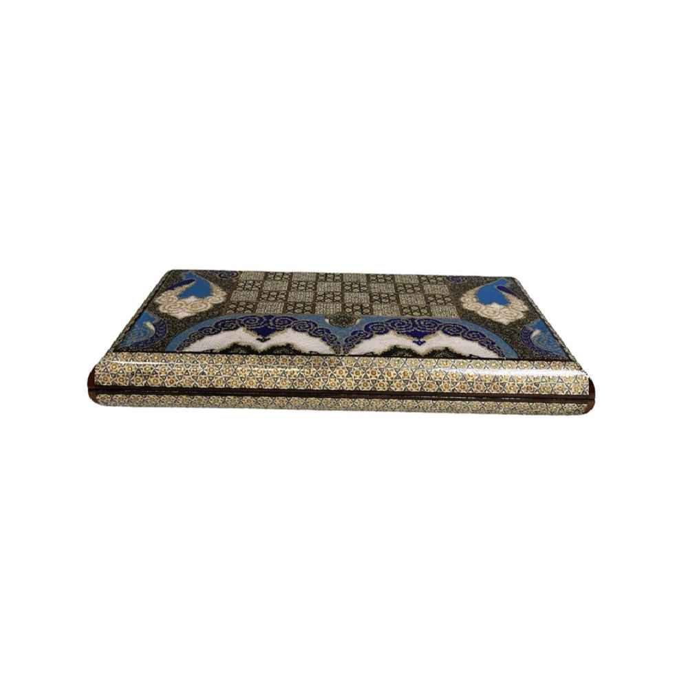 Inlaid Marquetry Backgammon Board Artisan-Crafted with Khatam-kari Technique
