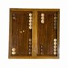 Backgammon Board Handcrafted with Intricate Floral on Walnut Wood
