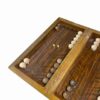 Backgammon Board Handcrafted with Intricate Floral on Walnut Wood