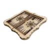 Inlaid Marquetry Backgammon Board Masterful Craftsmanship with Persian Khatam-kari