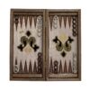 Inlaid Marquetry Backgammon Board with Khatam-kari Artisan Craftsmanship