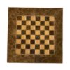 Handcrafted Solid Walnut Wood Persian Backgammon and Chess Board with Mina Design