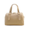 Handcrafted Leather Bauletto Handbag with Top Handle for Women