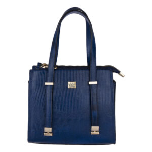 Handcrafted Leather Bauletto Handbag with Dual Handles
