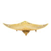 Brass Serving Stand Square Shape with Intricate Engraving Elegance