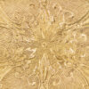 Brass Serving Stand with Intricate Floral Engraving Elegance