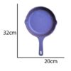 Cast Iron Skillet Pan for Camping & Outdoor Cooking – 20 cm
