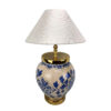 Ceramic Vase Table Lamp with Fabric Shade for Cozy Atmosphere