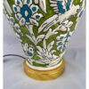 Classic Floral Handcrafted Ceramic Vase Table Lamp – Home Decor Light