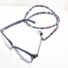 Glasses Strap – Blue Striped Traditional Design
