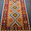 Genuine Tabriz Tribal Geometric Kilim Rug - Handwoven Persian Wool