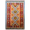 Genuine Tabriz Tribal Geometric Kilim Rug - Handwoven Persian Wool