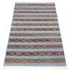 Blue Striped Golestan Kilim Rug - Authentic Handwoven Persian Wool & Cotton