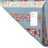 Blue Striped Golestan Kilim Rug - Authentic Handwoven Persian Wool & Cotton