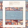 Blue Striped Golestan Kilim Rug - Authentic Handwoven Persian Wool & Cotton