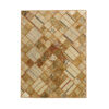 Vintage Persian Hand-Knotted Patchwork Carpet Leila