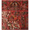 Vintage Persian Hand-Knotted Patchwork Carpet Baharan