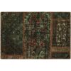 Vintage Persian Hand-Knotted Patchwork Carpet Nasim