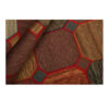 Vintage Persian Hand-Knotted Patchwork Carpet Samin