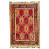 Bordered Geometric Sirjan Kilim Rug - Authentic Handwoven Persian Wool