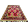 Bordered Geometric Sirjan Kilim Rug - Authentic Handwoven Persian Wool