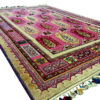 Bordered Geometric Sirjan Kilim Rug - Authentic Handwoven Persian Wool