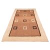 Brown Geometric Fars Kilim Rug - Authentic Handwoven Persian Cotton
