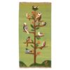 Bird Pattern Kilim Rug from Kerman - Authentic Handwoven Persian Wool