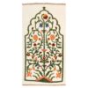 Floral Kerman Kilim Rug - Authentic Handwoven Persian Wool Quality