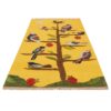 Kerman Bird Pattern Kilim Rug - Authentic Handwoven Persian Wool & Cotton