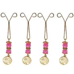 Hijab U Clips No Snag for Muslim Women With The Tree Design (4 pcs)