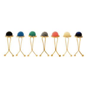 Hijab U Clips Set for Muslim Women with Blossom Design (7 pcs)