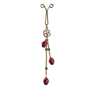 Hijab U Clips for Muslim Woman with Clover Flower Design
