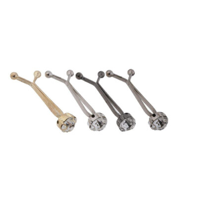Decorative U-Shaped Steel Hair Pins – Glamorous No-Snag Hair Accessories for Secure Updos, Set of 4
