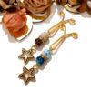Hijab U Clips for Muslim Women Headscarf with Star Pendant (4 pcs)