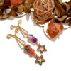 Hijab U Clips for Muslim Women Headscarf with Star Pendant (4 pcs)