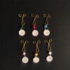 Hijab U Clips for Muslim Women with Chamomile Pendant (6 pcs)