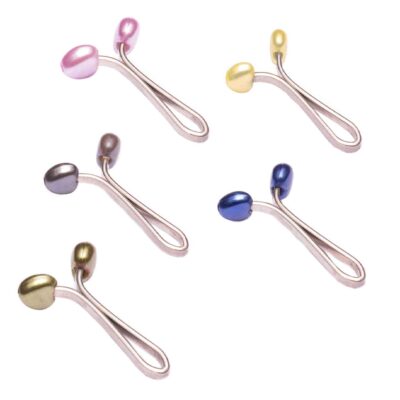 Decorative U-Shaped Hair Pins with Faux Pearls – Glamorous Metal Hair Accessories for Elegant Updos & Buns, Set of 5