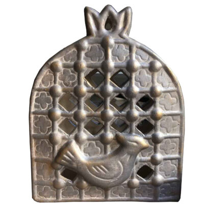 Persian Handmade Pottery Incense Holder Artistic Morghe Amin Design