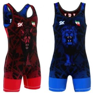 Iranian Men’s Sleeveless Wrestling Singlet Model Lion